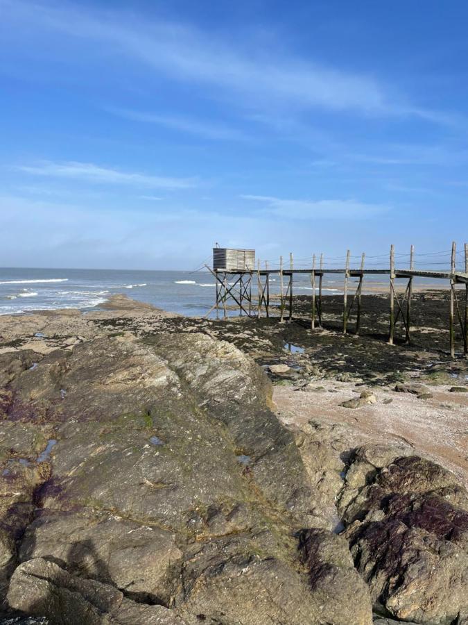 Préfailles Appartement A 1 Pas De La Plage, Ambiance Boheme Naturel المظهر الخارجي الصورة